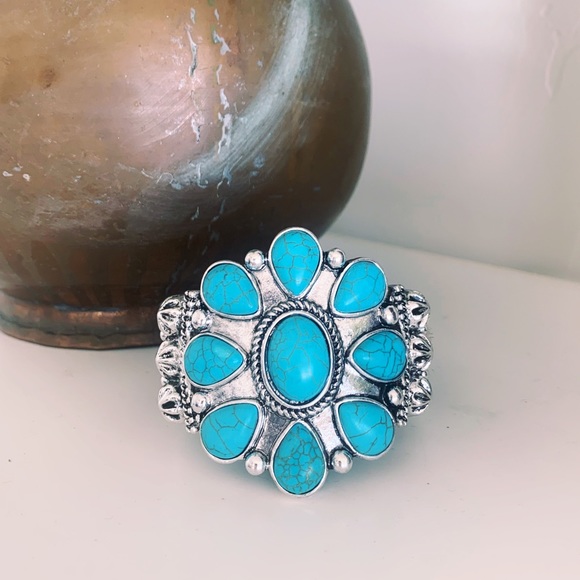 RELISTED UNDER JEWELRY Western Navajo Concho and Leopard Band Bracelet - Picture 8 of 9